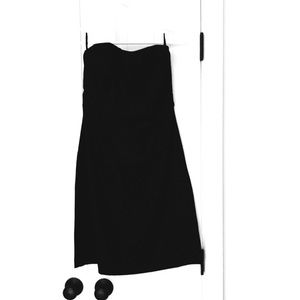 Black strapless New York & Company dress